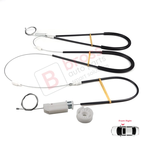 Mercedes CLK Class MK2 W209 C209 A209 2002-2009 Coupe Convertible İçin Ön Sağ Cam Kriko Tamir Seti - Resim 4