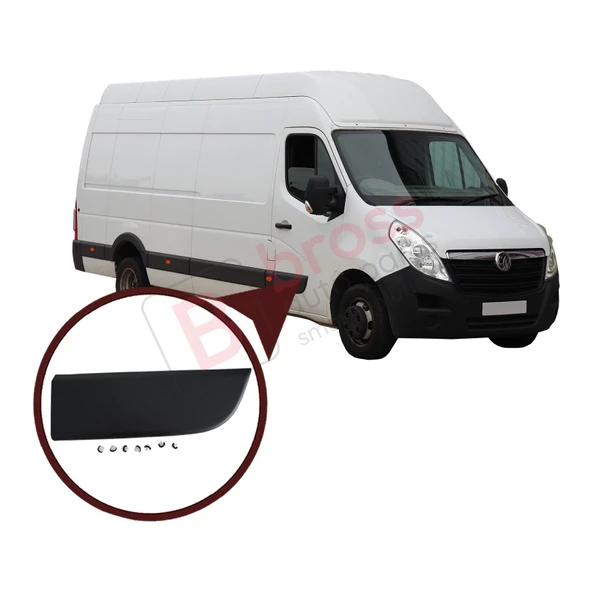 Renault Master MK3 Movano B NV400 için Ön Sağ Kapı Çıtası 808200149R - Resim 4