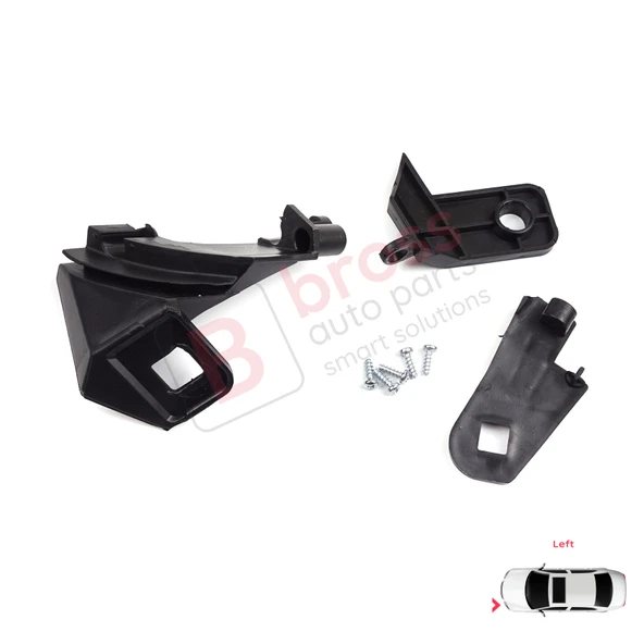 Fiat Doblo MK2 263 2010-2014 Makyajsız Kasa 51810672 İçin Sol Ön Far Ayak Tamir Seti - Resim 3