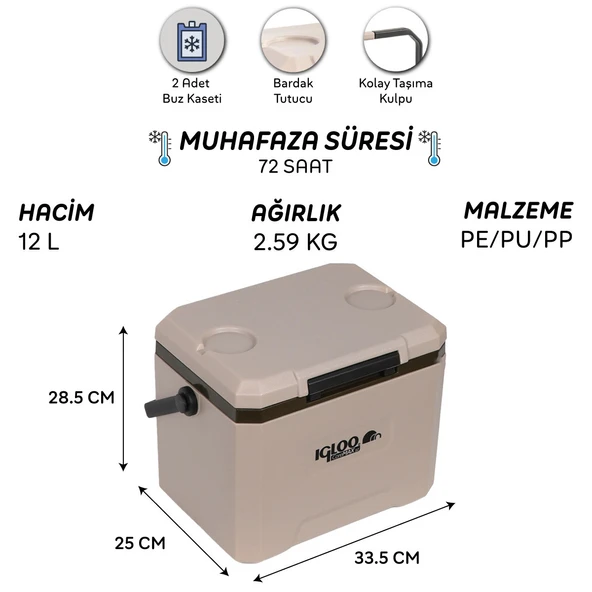 IGLOO CoreMAX 12 Buzluk 12 Litre - Resim 4