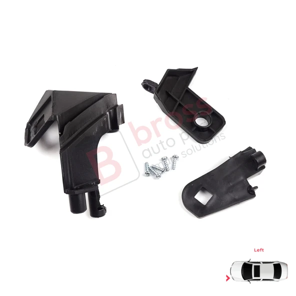 Fiat Doblo MK2 263 2010-2014 Makyajsız Kasa 51810672 İçin Sol Ön Far Ayak Tamir Seti - Resim 2