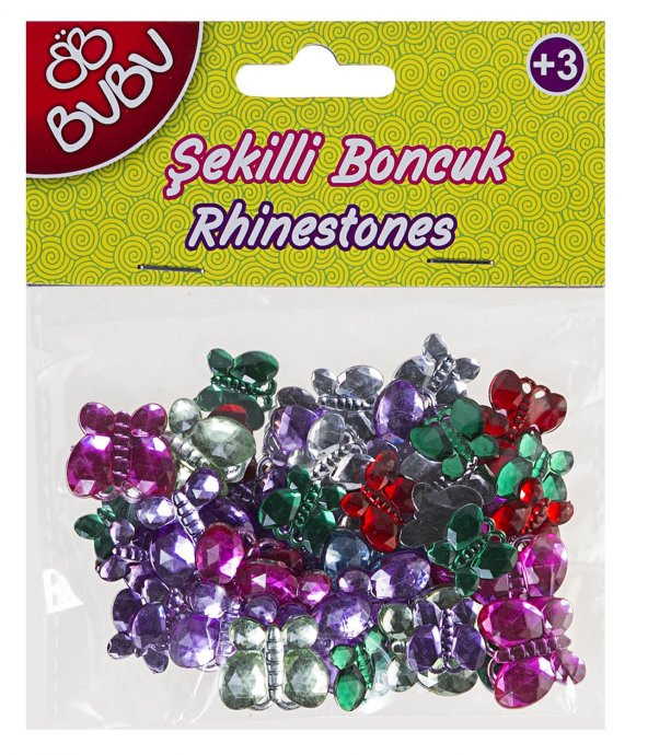 Bu-Bu Şekilli Boncuk Seti 25li  Bu-Bu00084 - 2