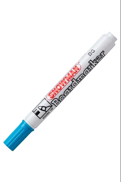 SNOWMAN BEYAZ TAHTA KALEMİ ALKOL BAZLI AÇIKMAVİ - 2