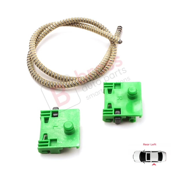 Renault Scenic MK1 JA0/1 FA0 1999 -2003 8200044416 İçin Arka Sol Kapı Cam Kriko Tamir Seti - Resim 4