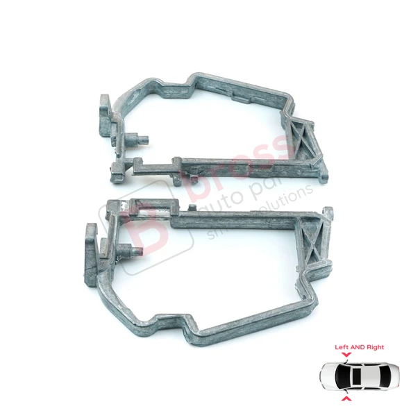 Mercedes W210 S210 W202 S202 W140 için Yan Dikiz Ayna Katlanır Destek Metal Çerçeve Braketi Sağ Sol - Resim 3