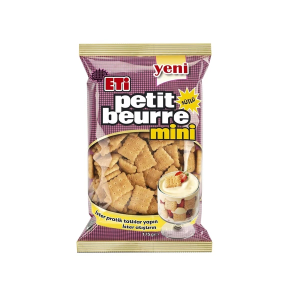 Eti Petit Beurre Mini Bisküvi 175 Gr x 6 Adet - 3