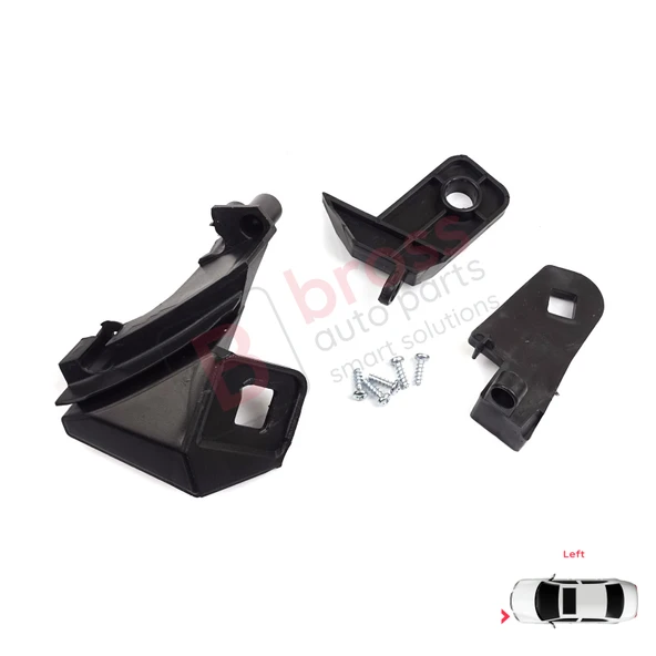 Fiat Doblo MK2 263 2010-2014 Makyajsız Kasa 51810672 İçin Sol Ön Far Ayak Tamir Seti - Resim 4
