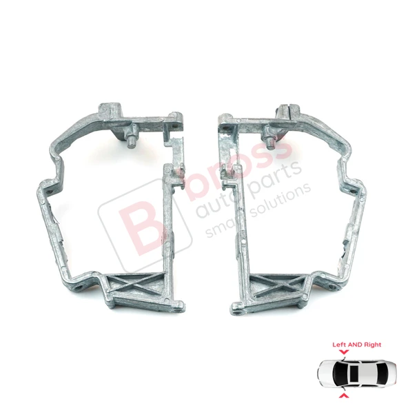 Mercedes W210 S210 W202 S202 W140 için Yan Dikiz Ayna Katlanır Destek Metal Çerçeve Braketi Sağ Sol - Resim 4