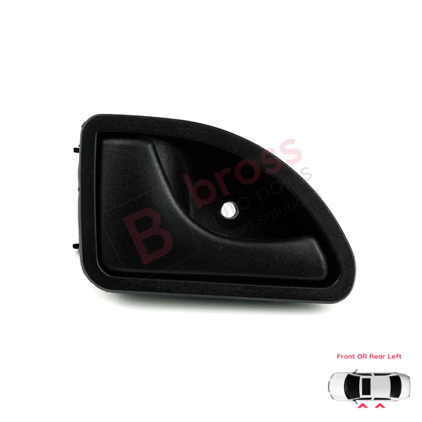 Renault Kangoo MK1 Twingo MK1 Nissan Kubistar X76 8200259376 İçin Sol İç Kapı Açma Kolu Siyah - Resim 2