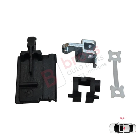BMW 3 E36 E46 7 E38 için 4 Parça Sunroof Sürgülü Tavan Kılavuz Rayı Kaldırma Kolu Tamir Seti Sağ ürün görseli 1