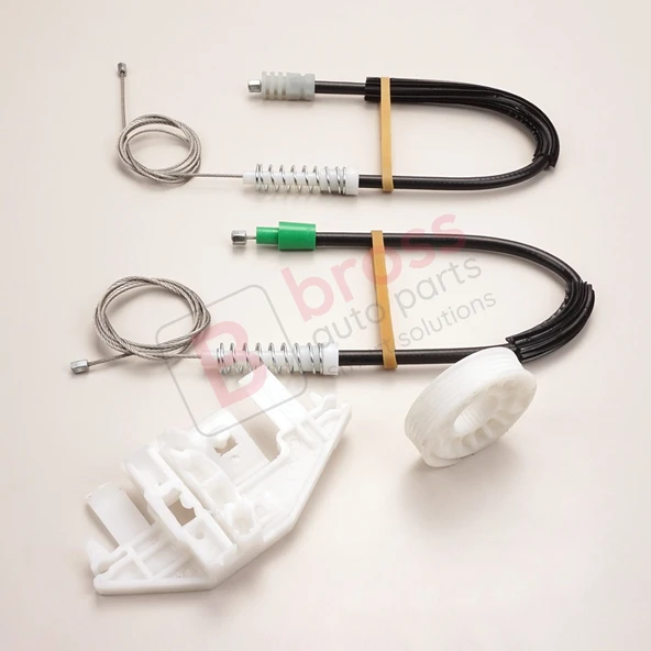 Peugeot 406 8B 8E/F 1995-2004 4/5 Kapı 9221F6 İçin Ön Sol Kapı Cam Kriko Tamir Seti - 4
