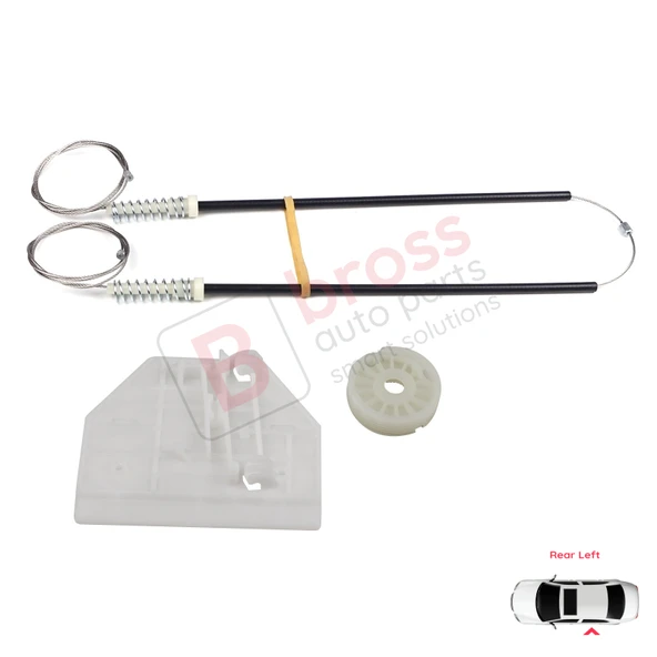 Audi A6 C6 S6 4F 4F2 4F5 2004-2011 4/5 Kapı 4F0839461 İçin Elektrikli Arka Sol Cam Kriko Tamir Seti