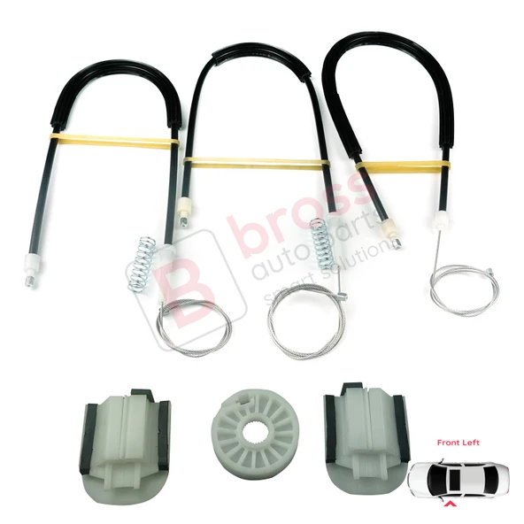 Ford Mondeo MK4 BA7 2007-2015 4/5 Kapı 7571A23201 İçin Ön Sol Kapı Cam Kriko Tamir Seti