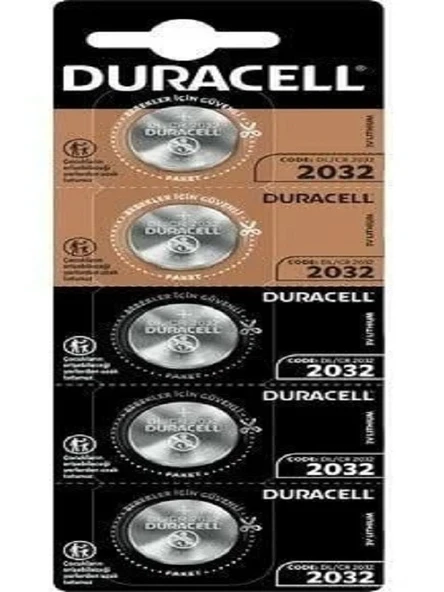 DURACELL 2032 PİL 5 Lİ KART