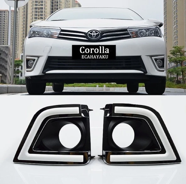 TOYOTA COROLLA LED ÖN SİS ÇERÇEVESİ 2014-2017 - 4
