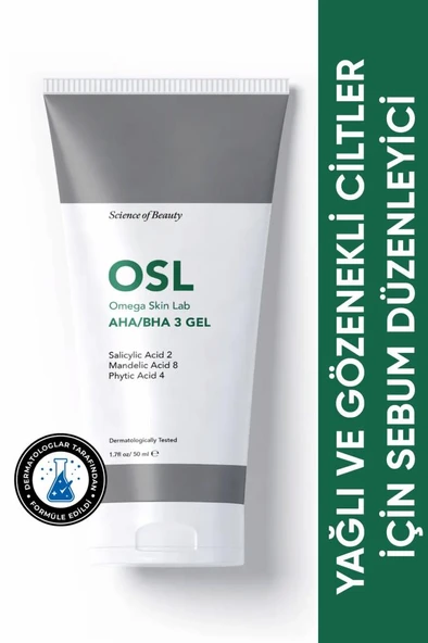 OMEGA SKIN LAB AHA/BHA 3 GEL 50 ml
