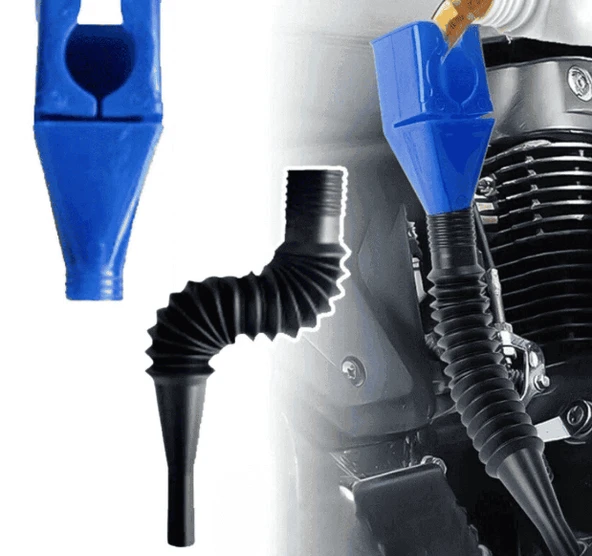 Araba ve Motorsikletler İçin Katlanabilir Plastik Motor Yağ Hunisi