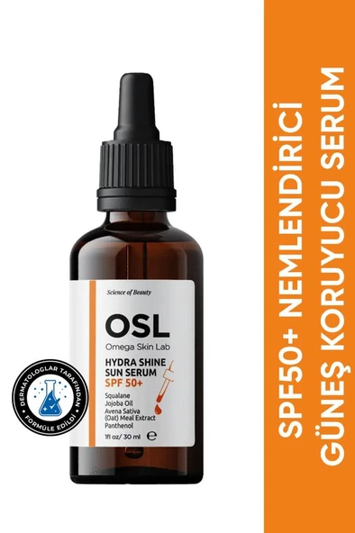 OMEGA SKIN LAB Hydra Shine Sun Serum SPF50+ 30 ml