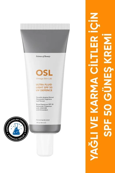 OMEGA SKIN LAB Ultra Fluid Color Light SPF50 50 ml