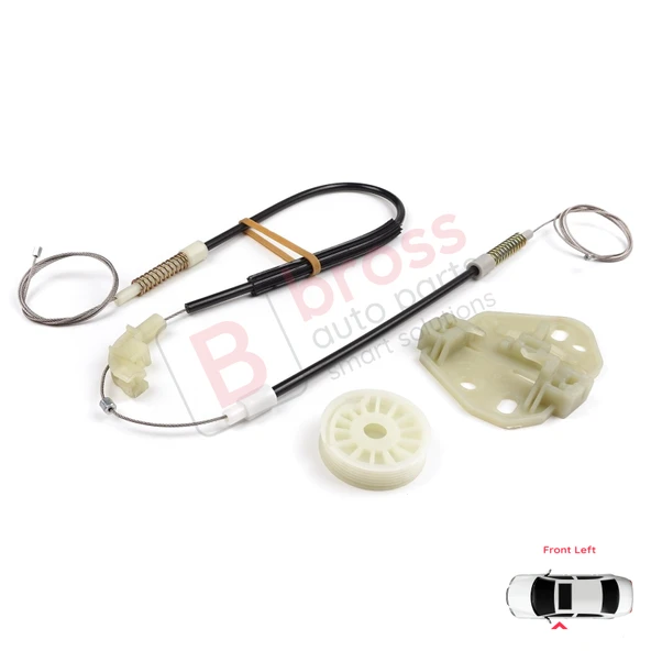 Mercedes Axor 2001-2005 Atego MK1 1998-2004 9737200346 İçin Sol Kapı Cam Kriko Tamir Seti - Resim 2