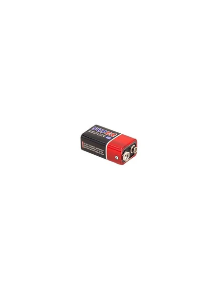 SUPEX 9 V PİL 1 ADET FİYATIDIR.