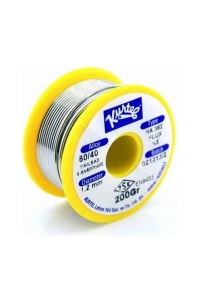 KURTEL LEHİM TELİ 200 GR 0,75 MM 60/40