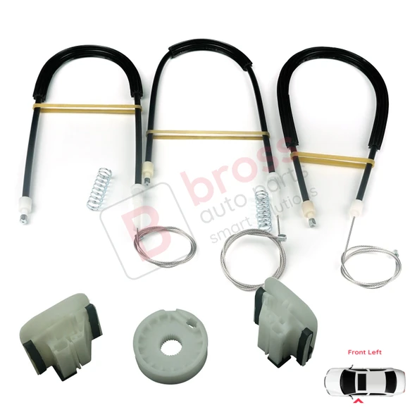 Ford Mondeo MK4 BA7 2007-2015 4/5 Kapı 7571A23201 İçin Ön Sol Kapı Cam Kriko Tamir Seti - Resim 3