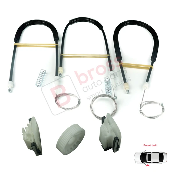 Ford Mondeo MK4 BA7 2007-2015 4/5 Kapı 7571A23201 İçin Ön Sol Kapı Cam Kriko Tamir Seti - Resim 4