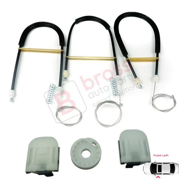 Ford Mondeo MK4 BA7 2007-2015 4/5 Kapı 7571A23201 İçin Ön Sol Kapı Cam Kriko Tamir Seti - Resim 2