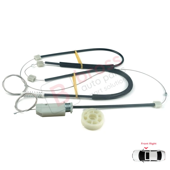 Audi TT Tipi 8J MK2 2006-2014 İçin Ön Sağ Kapı Elektrikli Cam İndirme Kaldırma Kriko Tamir Seti - Resim 3