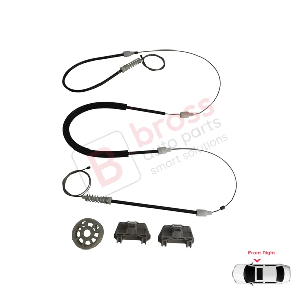 Chrysler 300 2005-2010 Dodge Charger LX 2006-2010 Magnum 2005-2008 İçin Ön Sağ Cam Kriko Tamir Seti