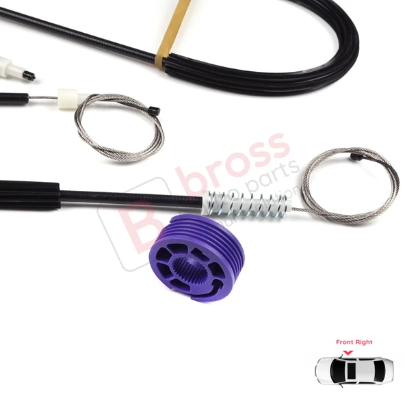 Seat Toledo MK3 2004-2009 Altea 5P1 XL 5P5 5P8 5P0837462 İçin Elektrikli Ön Sağ Kapı Cam Kriko Seti - Resim 5