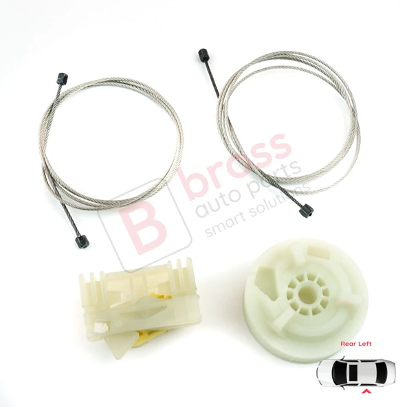 Opel Meriva MK1 A 2003-2010 93362663 İçin Arka Sol Kapı Cam Kriko Tamir Seti - Resim 2