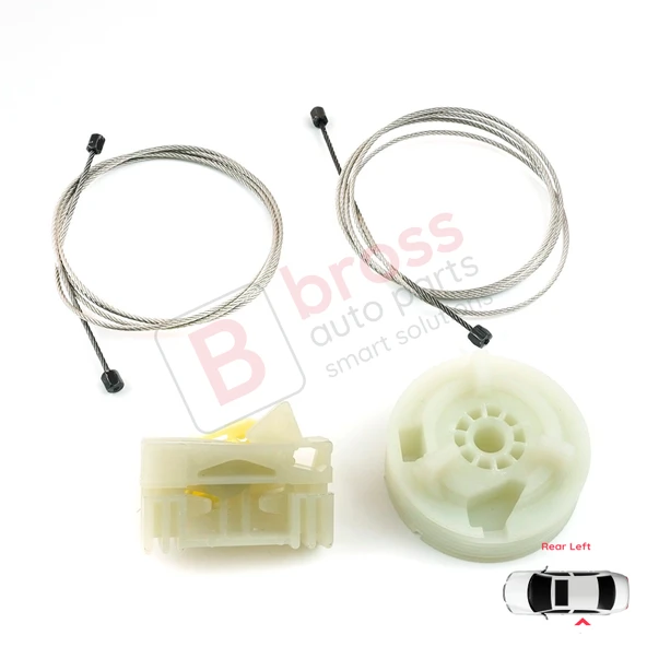 Opel Meriva MK1 A 2003-2010 93362663 İçin Arka Sol Kapı Cam Kriko Tamir Seti - Resim 4