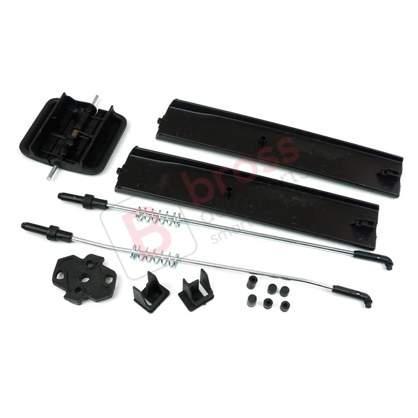 VW T6 İçin Yan Sürgülü Cam Tamir Seti 7H0847788A - Resim 5