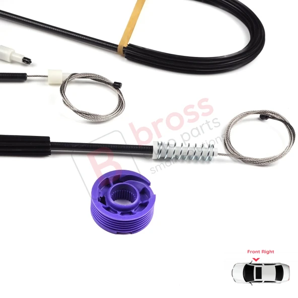 Seat Toledo MK3 2004-2009 Altea 5P1 XL 5P5 5P8 5P0837462 İçin Elektrikli Ön Sağ Kapı Cam Kriko Seti - 3