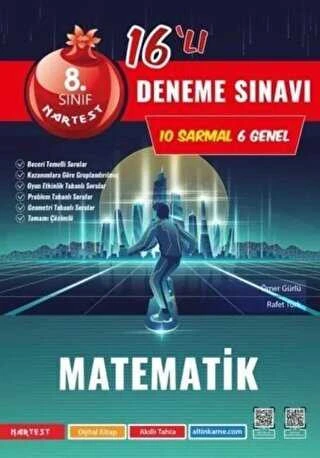 Nartest Yayınevi 8. Sınıf LGS Matematik 16 lı Deneme