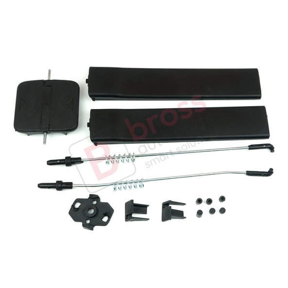 VW T6 İçin Yan Sürgülü Cam Tamir Seti 7H0847788A - Resim 3