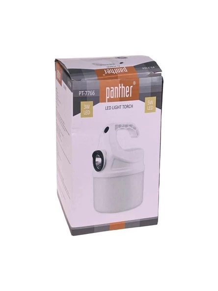 PANTHER PT-7766  PİLLİ  EL FENERİ 3 ADET AA KALEM PİL İLE ÇALIŞIR - 2