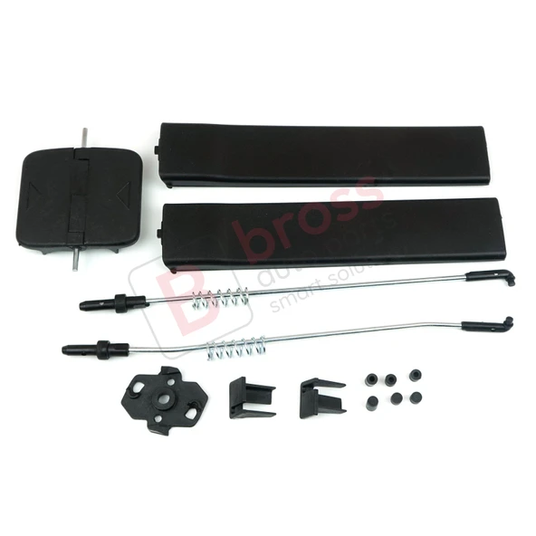 VW T6 İçin Yan Sürgülü Cam Tamir Seti 7H0847788A - Resim 2