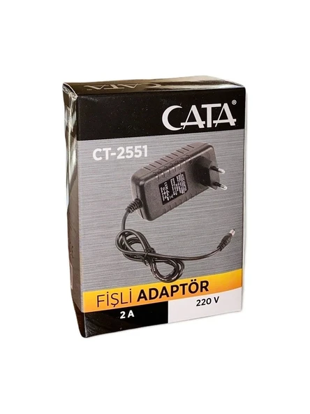 CATA CT-2551 12 VOLT 2 AMPER PLASTİK KASA ADAPTÖR - 2