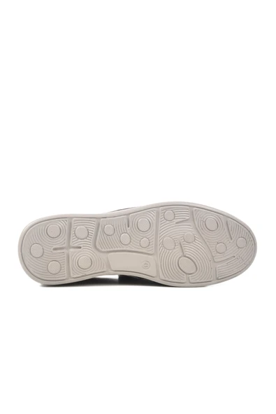 Ayakmod Siyah Hakiki Deri Ortopedik Erkek Casual Ayakkabı 2Y1037 M - Resim 4