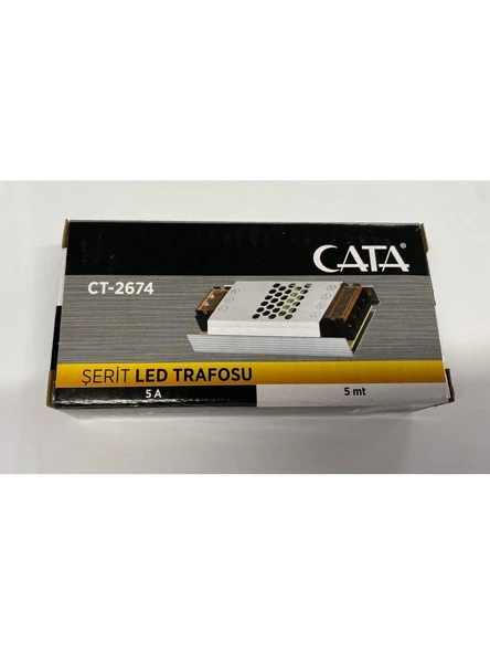 CATA CT-2674 12 VOLT 5 AMPER SÜPER SLİM SAÇ ADAPTÖR