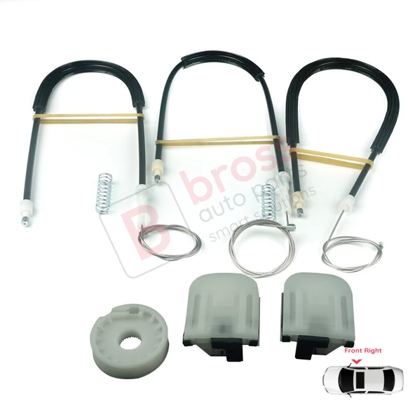 Ford Mondeo MK4 BA7 2007-2015 4/5 Kapı 7S71A23200 İçin Ön Sağ Kapı Cam Kriko Tamir Seti - Resim 2