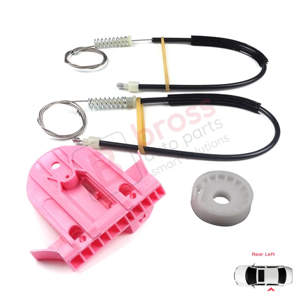 Ford Mondeo MK4 BA7 2007-2015 4/5 Kapı 7S71A27001 İçin Arka Sol Kapı Cam Kriko Tamir Seti - Resim 2