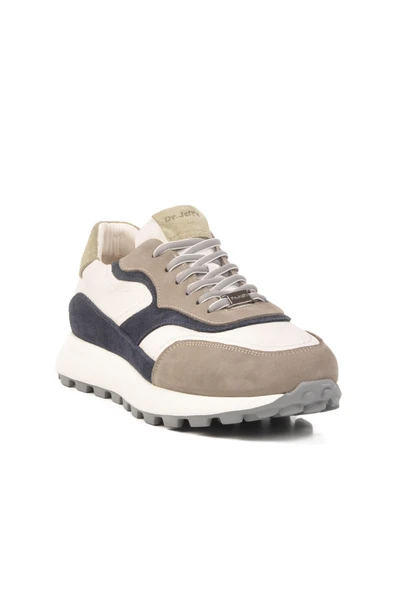 Ayakmod Gri Hakiki Deri Anatomik Erkek Sneaker XS2742 M - 3