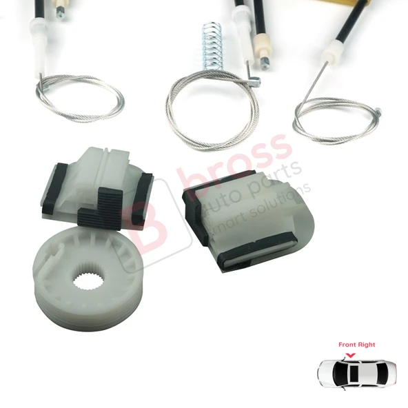 Ford Mondeo MK4 BA7 2007-2015 4/5 Kapı 7S71A23200 İçin Ön Sağ Kapı Cam Kriko Tamir Seti - Resim 5