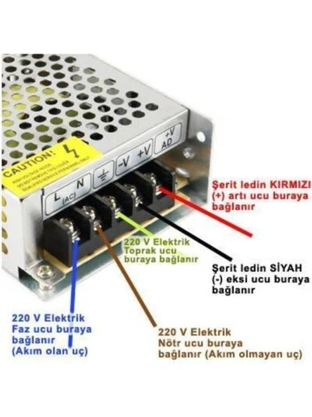 CATA CT-2574 12 VOLT 5 AMPER SLİM SAÇ ADAPTÖR