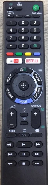 KUMANDA 1183  KK9882  RML98826-SONY NETFLİX LCD