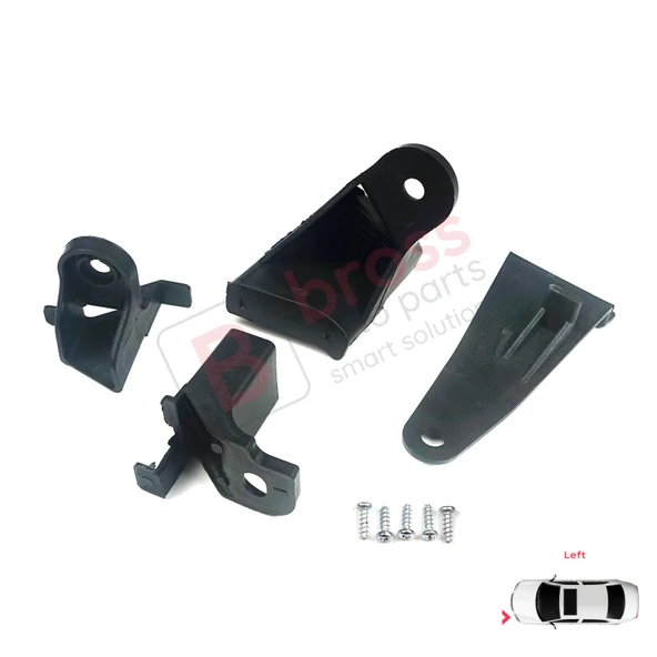 Renault Symbol MK3 2013-2017 Makyajsız Kasa 260607796R İçin Sol Ön Far Ayak Tamir Seti - Resim 5